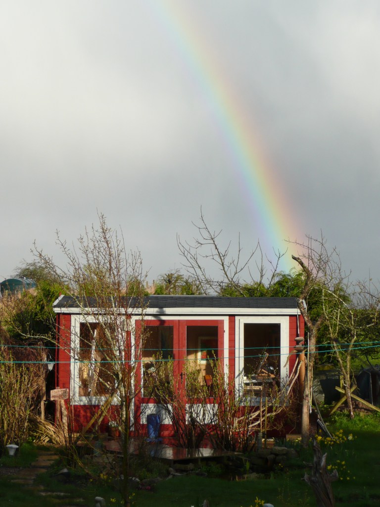 Rainbow over Studio Hundy